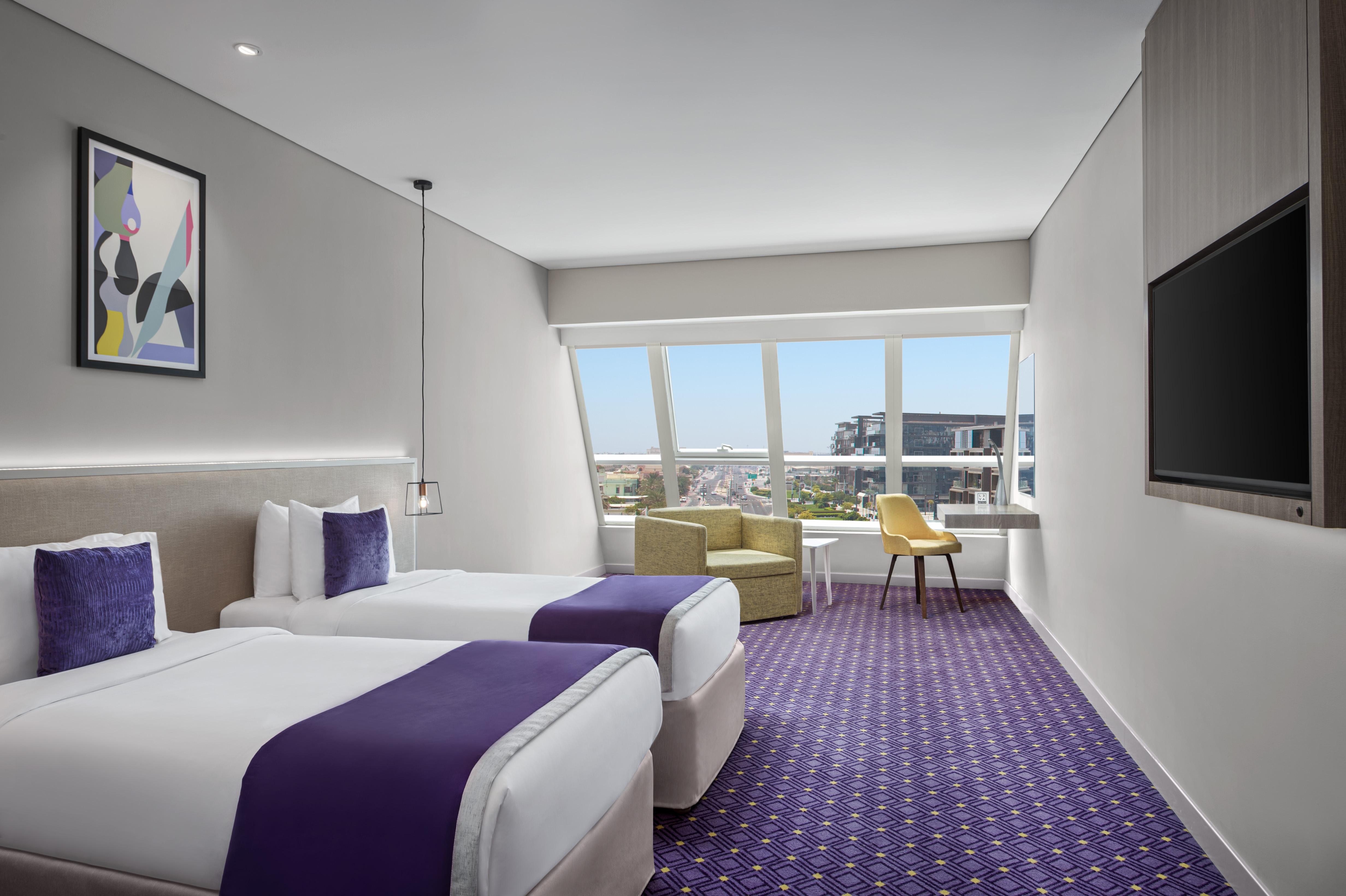 Leva Hotel Mazaya Centre Dubai Exterior foto
